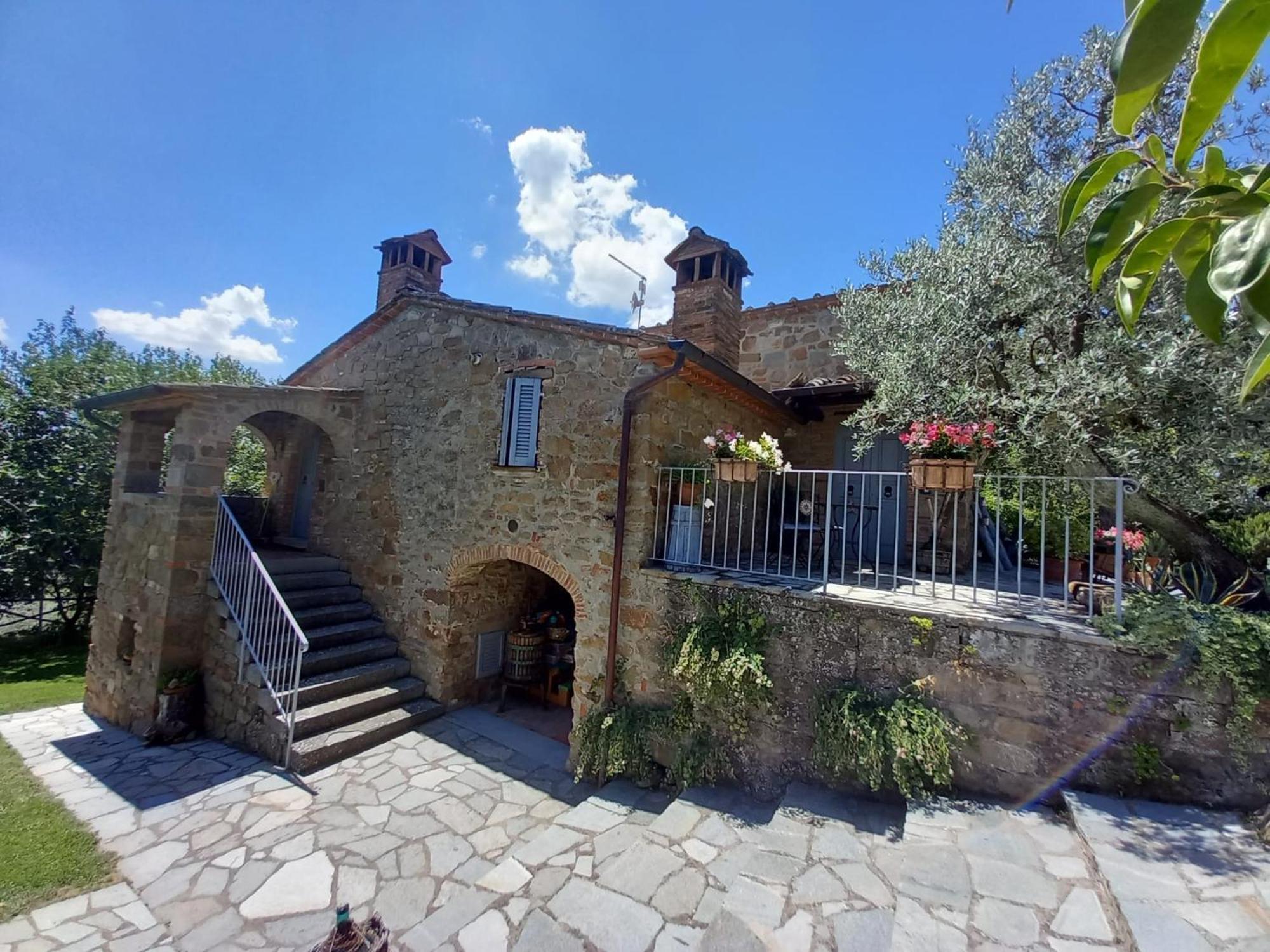 Casolare Il Moro Monte San Savino Exterior foto